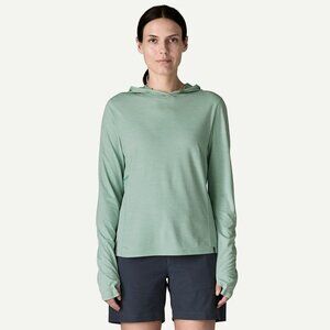 NWT Patagonia Women's Capilene Cool Sun Hoody in Thermal Blue size Large